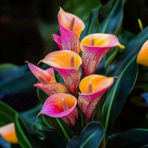 Калла Оникс купить по цене от 450р. в интернет-магазине «Посадика» с доставкой почтой в в Нязепетровске и по всей России – [изображение №1].