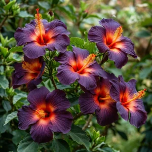 Гибискус Вивида Флэр купить по цене от 279р. в интернет-магазине «Посадика» с доставкой почтой в в Нязепетровске и по всей России – [изображение №1].