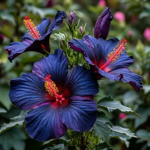 Гибискус Саншайн Кисс купить по цене от 450р. в интернет-магазине «Посадика» с доставкой почтой в в Нязепетровске и по всей России – [изображение №1].