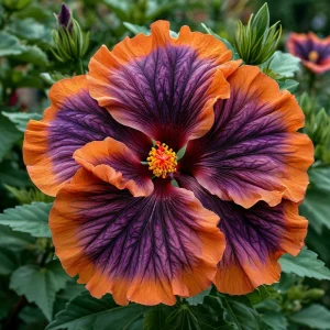 Гибискус Оранж Спел купить по цене от 285р. в интернет-магазине «Посадика» с доставкой почтой в в Нязепетровске и по всей России – [изображение №1].