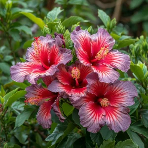 Гибискус Кримсон Флейм купить по цене от 479р. в интернет-магазине «Посадика» с доставкой почтой в в Нязепетровске и по всей России – [изображение №1].